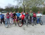 In parc pe biciclete