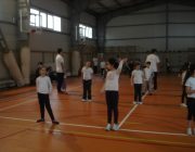 Ora de sport cu studentii de la UNEFS